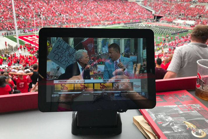 Loge Tablet at Ohio State